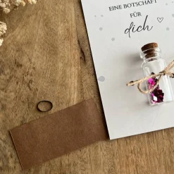 Botschaft im Reagenzglas | personalisierbar | Überraschungsbotschaft | Geschenk | Verkündung Schwangerschaft