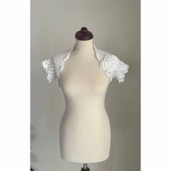 Braut Bolero, Jacke, Stola, Hochzeit, Bolero in weiss!gehäkelt!
