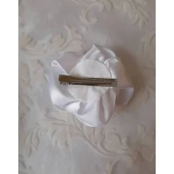 Braut Haarklammer Haarschmuck mit Perle weiß 