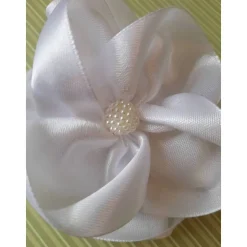 Braut Haarklammer Haarschmuck mit Perle weiß 