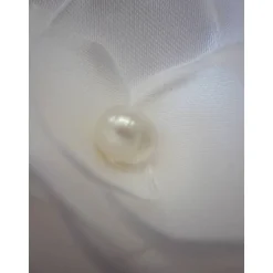 Braut Haarklammer Haarschmuck mit Perle weiß 