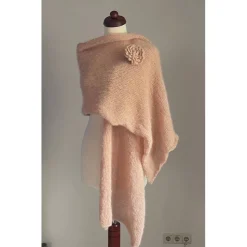 Braut Stola, Hochzeit, Rosa Sand, Tuch, Braut Umhang!