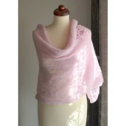 Braut Stola, Hochzeit, rosa, Tuch, Braut Umhang!