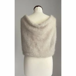 Braut Stola HOCHZEIT,Milchcafe!BOLERO,Braut Stola!Alpaka, Seide!