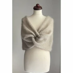 Braut Stola HOCHZEIT,Milchcafe!BOLERO, Braut Stola!Alpaka, Seide!