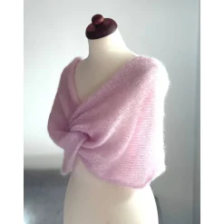 Braut Stola HOCHZEIT,rose!BOLERO, Braut Stola!Alpaka, Seide!