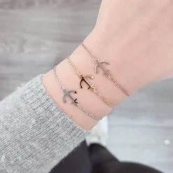 Brautjungfer fragen Armband Anker – Geschenkidee mit Karte & Geschenkbox