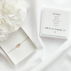 Brautjungfer fragen, Brautjungfern Armband, Willst du meine Brautjungfer sein Geschenk