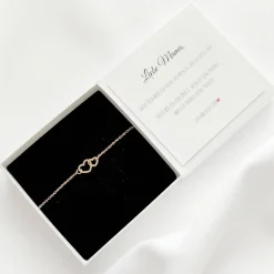 Brautmama Armband Edelstahl, Geschenk für Brautmutter zur Hochzeit, Brautmama Schmuck, mit Karte und Geschenkbox