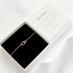 Brautmama Armband Edelstahl, Geschenk für Brautmutter zur Hochzeit, Brautmama Schmuck, mit Karte und Geschenkbox