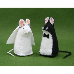 Brautpaar Filzmäuse -  Hochzeit - Hochzeitgeschenk -Geldgeschenke -