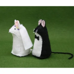 Brautpaar Filzmäuse -  Hochzeit - Hochzeitgeschenk -Geldgeschenke -