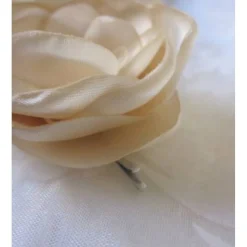 Brautschmuck Haarklammer Haarblume Creme Perle Hochzeit Weihnachten 