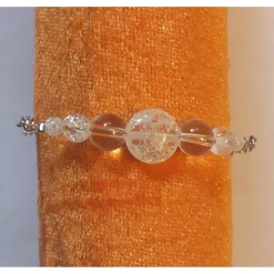 Brautschmuck-Set mit Rückenkette, Armband & Ohrringen aus Bergkristall – Edelstahl, handgefertigt, individualisierbar