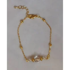 Brautschmuck-Set vergoldet: Rückenkette, Armband & Ohrringe mit böhmischen Glasperlen individualisierbar