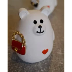 Bärchen aus Raysin mit Handtasche - niedliche Dekoration oder kleines Geschenk