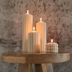 Bubble Cube - Puff I Dekorative Kerze aus Sojawachs I Geschenkbox I Geschenkidee I Home Decor I Vegan