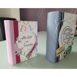 Buch-Box, Geldgeschenk, Gutscheingeschenk zur Einschulung, besondere Geschenkidee
