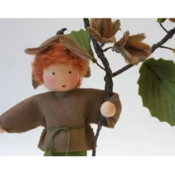 Buchecker Junge - Blumenkind - Jahreszeitentisch - Waldorf Art- Art.Nr. HE28