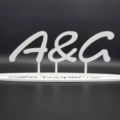 Buchstaben Hochzeitstorte Schrift 21