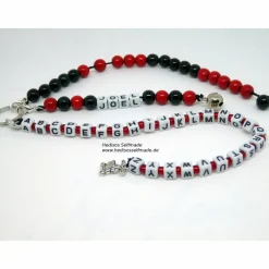 Buchstabenkette zum #Schulanfang rot-schwarz