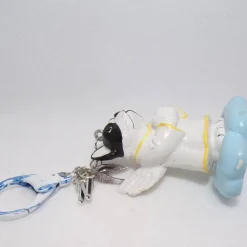 Bulldogge Bulli 3D Trauer Taschenanhänger Vintage Figur personalisierbar Deko Unikat