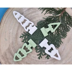 Bäume Steckerchen Pastell – Handgemachte Deko für Weihnachten & ganzjährig