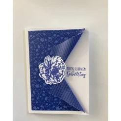 Bunte 3D Geburtstagskarten  Grußkarte Karte Blume Handgefertigt Unikat