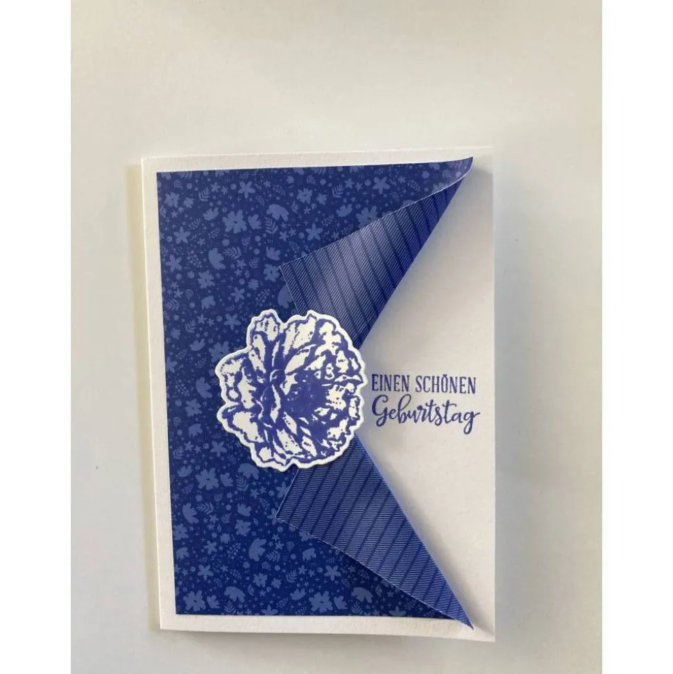 Bunte 3D Geburtstagskarten  Grußkarte Karte Blume Handgefertigt Unikat