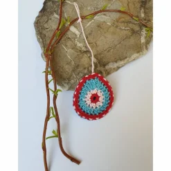 Bunte gehäkelte Wende-Ostereier