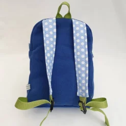 Bunter Kinderrucksack mit Tiermotiv aus Baumwollstoff
