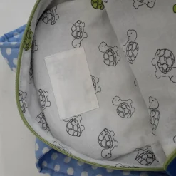 Bunter Kinderrucksack mit Tiermotiv aus Baumwollstoff