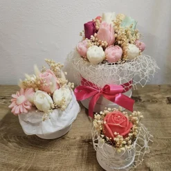 Bunter Tulpenstrauß mit Kerzenblumen | Frühlingsstrauß frisch & farbenfroh | Blumengeschenk, Fr&uum