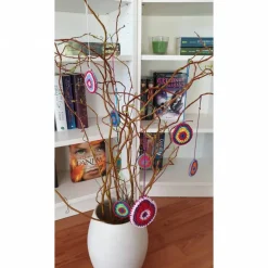 Buntes gehäkeltes Wende-Osterei