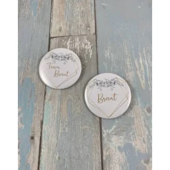 Button Junggesellinnen Abschied "goldig"