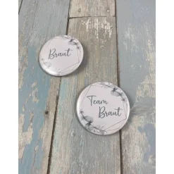 Button Junggesellinnen Abschied "rosig"