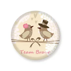 Button „Team Braut“  3,2 cm