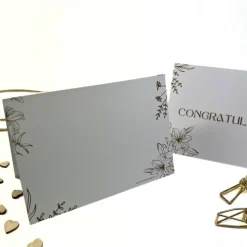 B-Ware Faltkarte CONGRATULATIONS zum Abschluss zu Prüfungen Doppelkarte Geburtstag verschiedene Anlässe