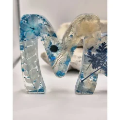 B-Ware Mom Aufsteller Blüten Blau