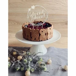Cake Topper Advent / Kuchendekoration Weihnachten