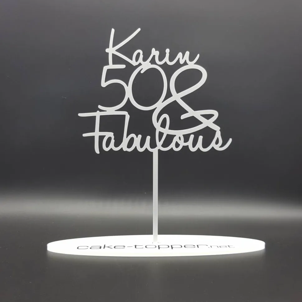 Cake Topper Geburtstag (Fabulous)