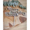 Cake Topper Happy Birthday personalisiert / Kuchendeko mit Namen zum Geburtstag