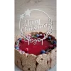 Cake Topper Merry Christmas / Kuchendekoration Deko Weihnachten