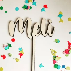 Cake Topper mit Namen / Kuchenstecker personalisiert / Caketopper Geburtstag