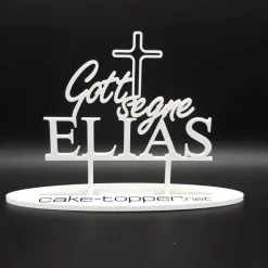 Cake Topper Taufe V11