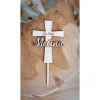 Cake Topper zur Taufe personalisiert mit Namen / Kreuz Caketopper Taufe, Kommunion, Konfirmation
