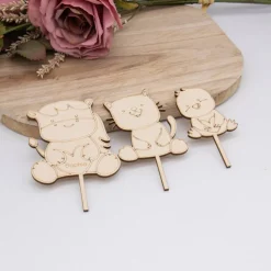 Caketopper Bauernhoftiere –  Kuchenaufsatz für Geburtstage & Babypartys EXP