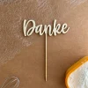 Caketopper "Danke"