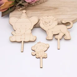 Caketopper Dschungeltiere –  Kuchenaufsatz für Geburtstage & Partys