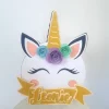 CakeTopper Einhorn, PERSONALISIERUNG Caketopper Geburtstag, Kuchendeko, Geburtstag, Tischdeko, Topper Kuchen, Torte